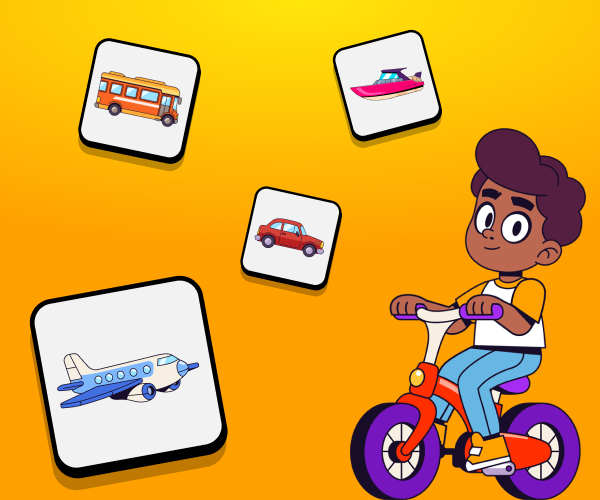Transport Names Game for Kids